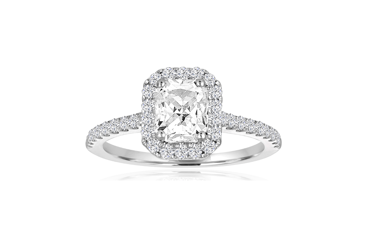 The Imagine Bridal Engagement Ring 60236D-4W-3/8-B.